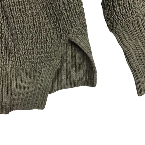 Sweet Romeo NWT Size M Cozy Thermal Pullover Top Long Sleeve Loden Olive Size M - Picture 12 of 13